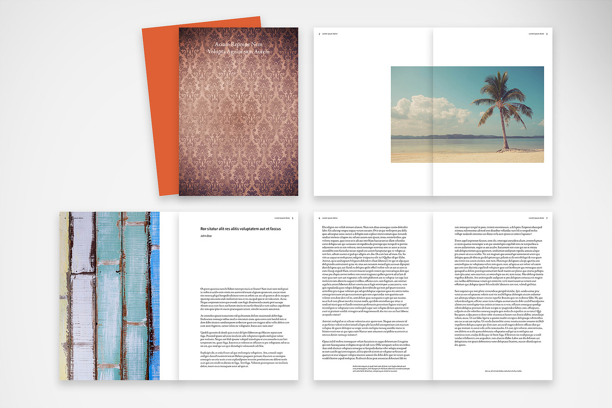 Vintage Style Magazine, a Magazine Template by McLittle Stock (Photo 2 of 5)