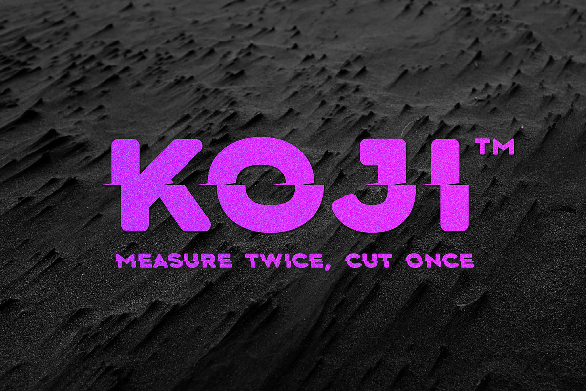 Bisect Font preview 3