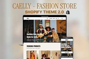 Caelly - Shopify Theme for Fashion, a Shopify Template by AtelierDuVow