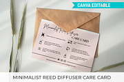 Minimalist Reed Diffuser Care Card, a Templates & Theme by Snapybiz (Thumbnail 10 of 10)