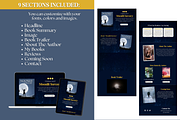 Fantasy Author Website Template, a Landing Page Template by Mindful Digital Co. (Thumbnail 2 of 7)
