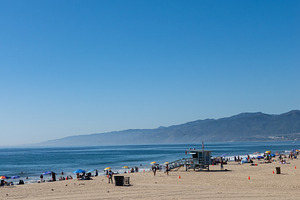 California Beach and Lifeguard Tower, a Holiday Photo by Designshot