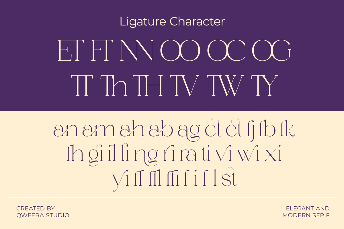 Annagia - Modern Elegant Luxury, a Serif Font by Qweera Studio (Photo 11 of 12)