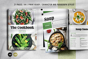 The Cookbook Layout, a Print Template by Grkic Creative (Thumbnail 1 of 11)
