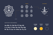 Legend Logo Bundle, an Illustration by The Monoline Guy (Thumbnail 2 of 4)