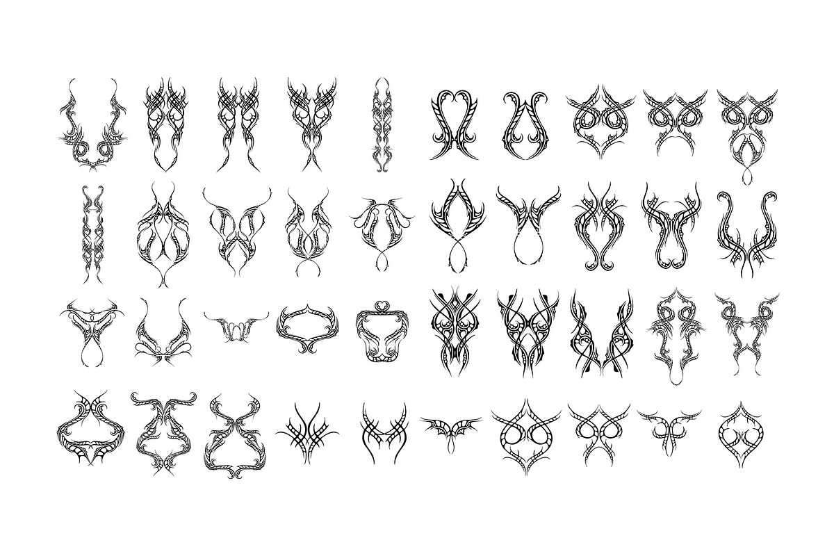 Tattoo Toolkit(Vector, PNG, Brushes), a Brush Add-On by xresch (Photo 25 of 26)