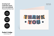 UKA Greeting Card Photoshop Mockups, a Product Mockup by Rocket & Indigo (Thumbnail 6 of 11)