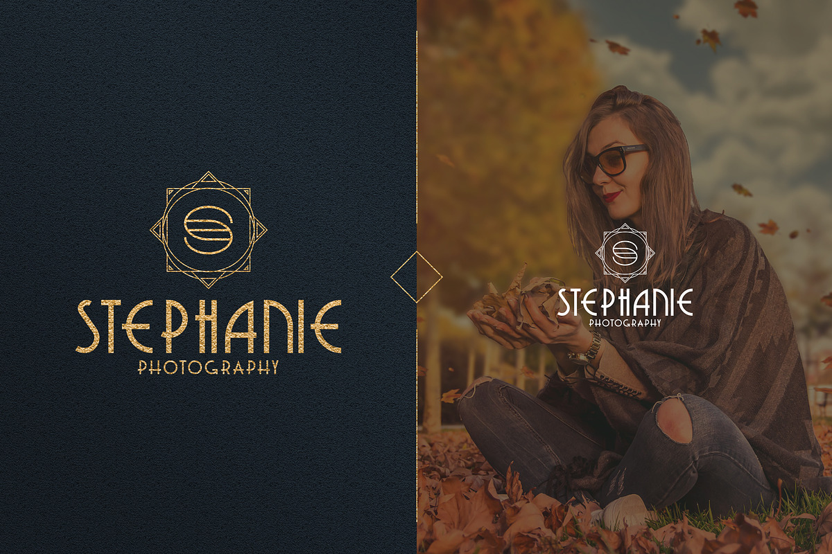 Art Deco A-Z Logo Templates, a Branding & Logo Template by VP Fonts (Photo 20 of 29)