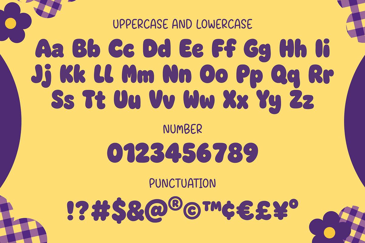 Chunky Bean - Bold Playful Display, a Sans Serif Font by Gumrega Studio (Photo 7 of 8)