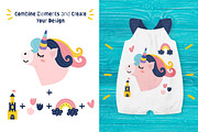 Unicorns Clipart Collection, an Animal Illustration by Gulnara Sabirova (Thumbnail 6 of 20)