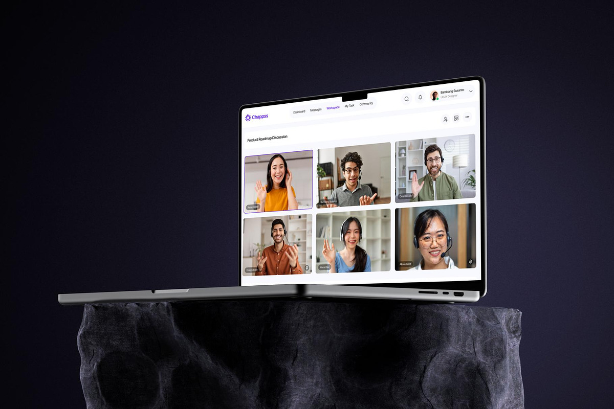 Chapps Chatting Office Dekstop App, an UI Kit Template by Creative Perspective (Photo 7 of 7)