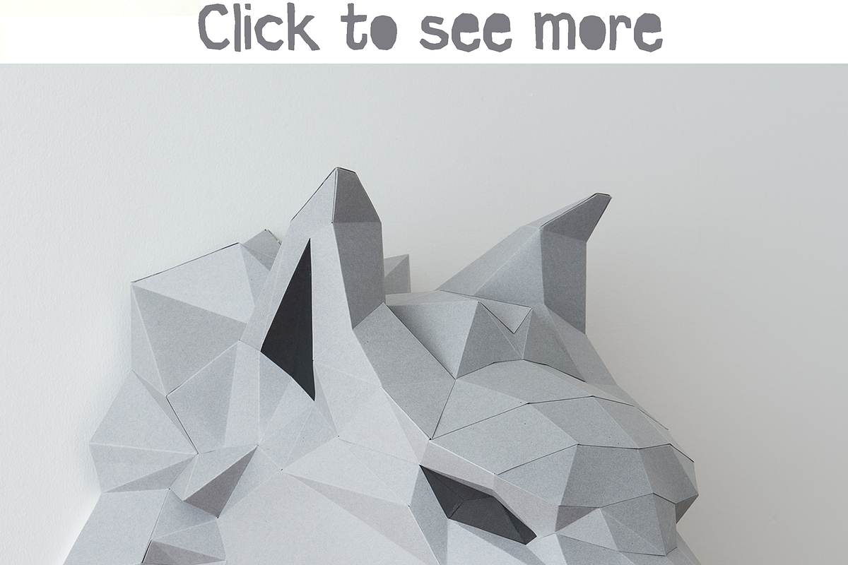 Wolf 3d papercraft template, a Stationery Template by Sofs designs (Photo 3 of 3)