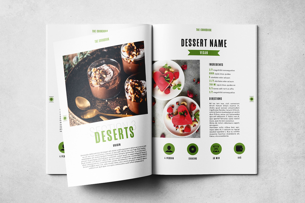 CookBook Layout Template, a Brochure Template by Grkic Creative (Photo 10 of 13)