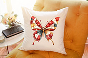 Christmas Colorful Butterfly Patchwo, an Illustration by Sublimation Artist (Thumbnail 6 of 6)