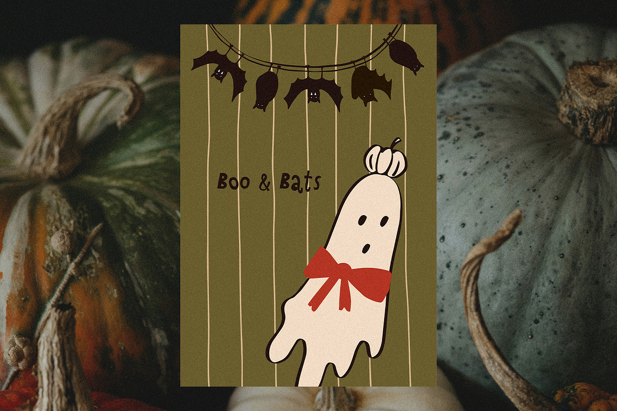 Autumn Halloween hand drawn set, a Seasonal Illustration by Madiwaso (Photo 5 of 12)