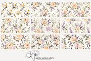 70 Provence floral seamless pattern, a Pattern Graphic by Poppy Lane Studio (Thumbnail 5 of 10)