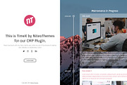 CMP TimeX - Coming Soon landing page, a WordPress Template by NiteoThemes (Thumbnail 5 of 6)