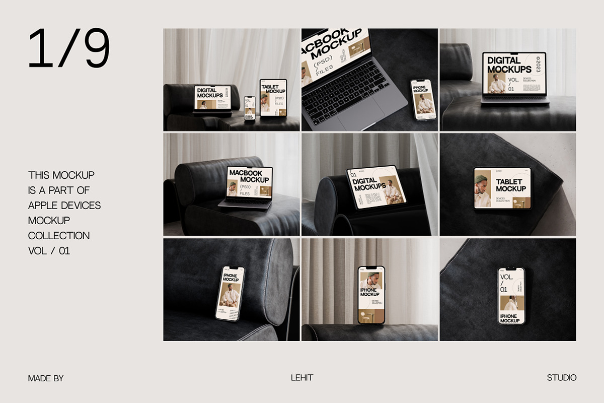iPad Pro | Apple Device Mockup, an iPad Mockup by lehit.studio (Photo 4 of 4)
