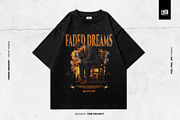 FADED DREAMS - T-Shirt Design, an Object Graphic by Cmd Project (Thumbnail 1 of 10)