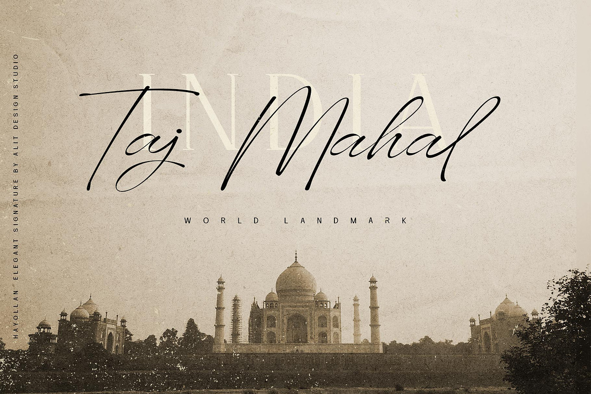 Hayollan Signature Script, a Script Font by alit design (Photo 14 of 15)