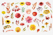 Watercolor Autumn Bouquet, an Illustration by harmonia_green_art (Thumbnail 4 of 12)