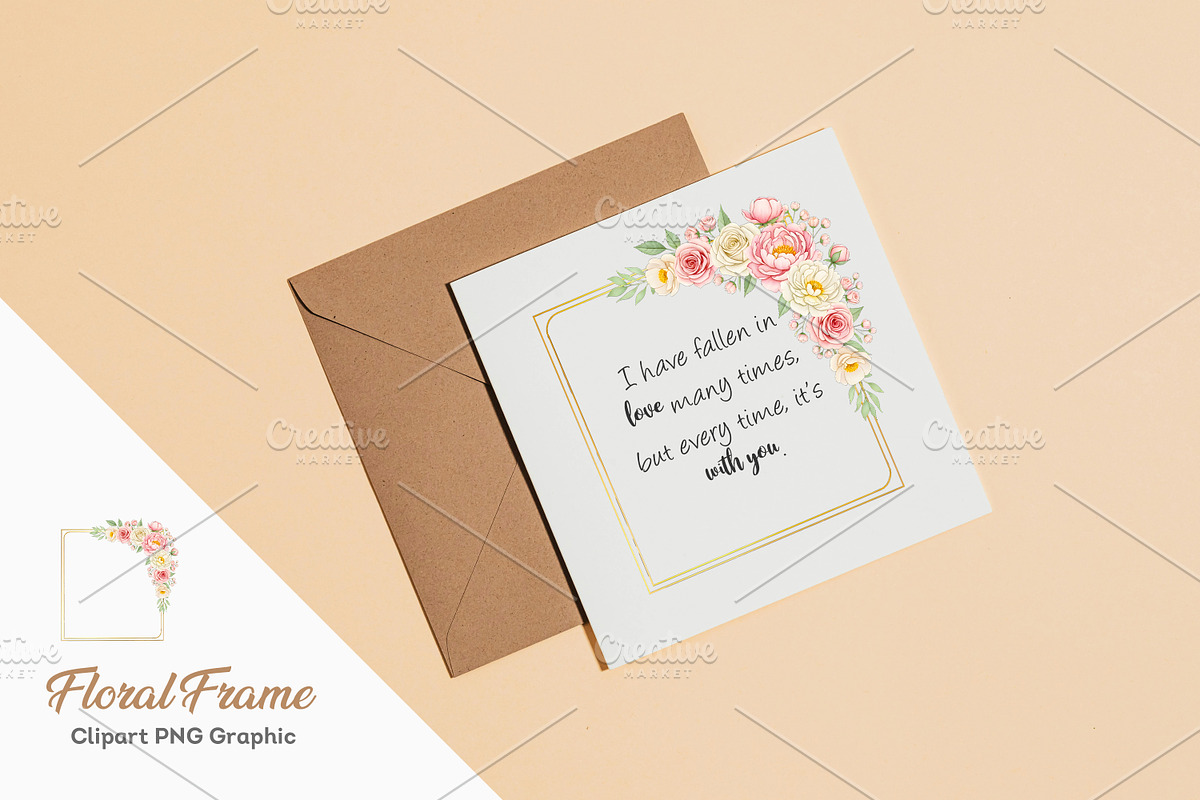 Floral Frame Clipart PNG, a Graphic by zahidhossainalif (Photo 2 of 3)