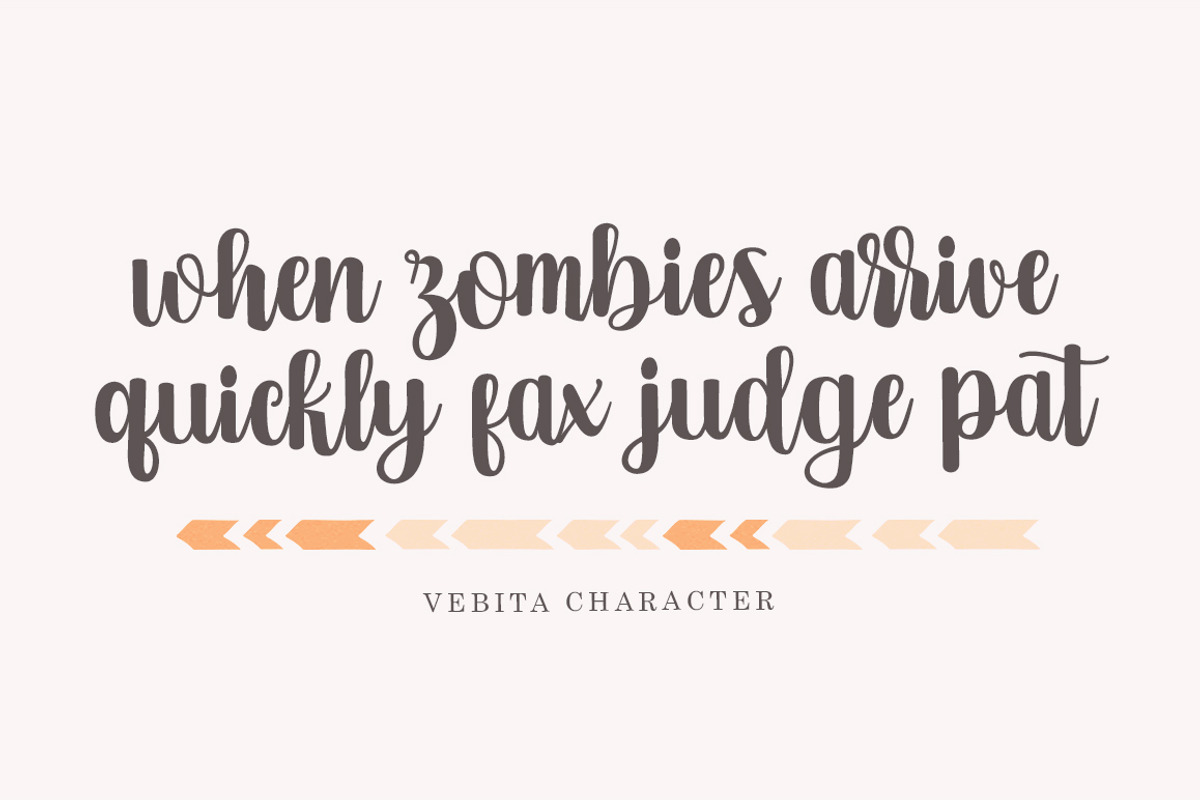 Vebita, a Font by Genesis Lab (Photo 9 of 10)