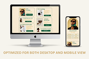 UGC Link In Bio Website Canva, a Landing Page Template by The Chaos Project (Thumbnail 5 of 8)
