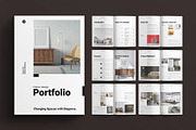 Interior Design Portfolio Template, a Brochure Template by E-Type (Thumbnail 1 of 10)