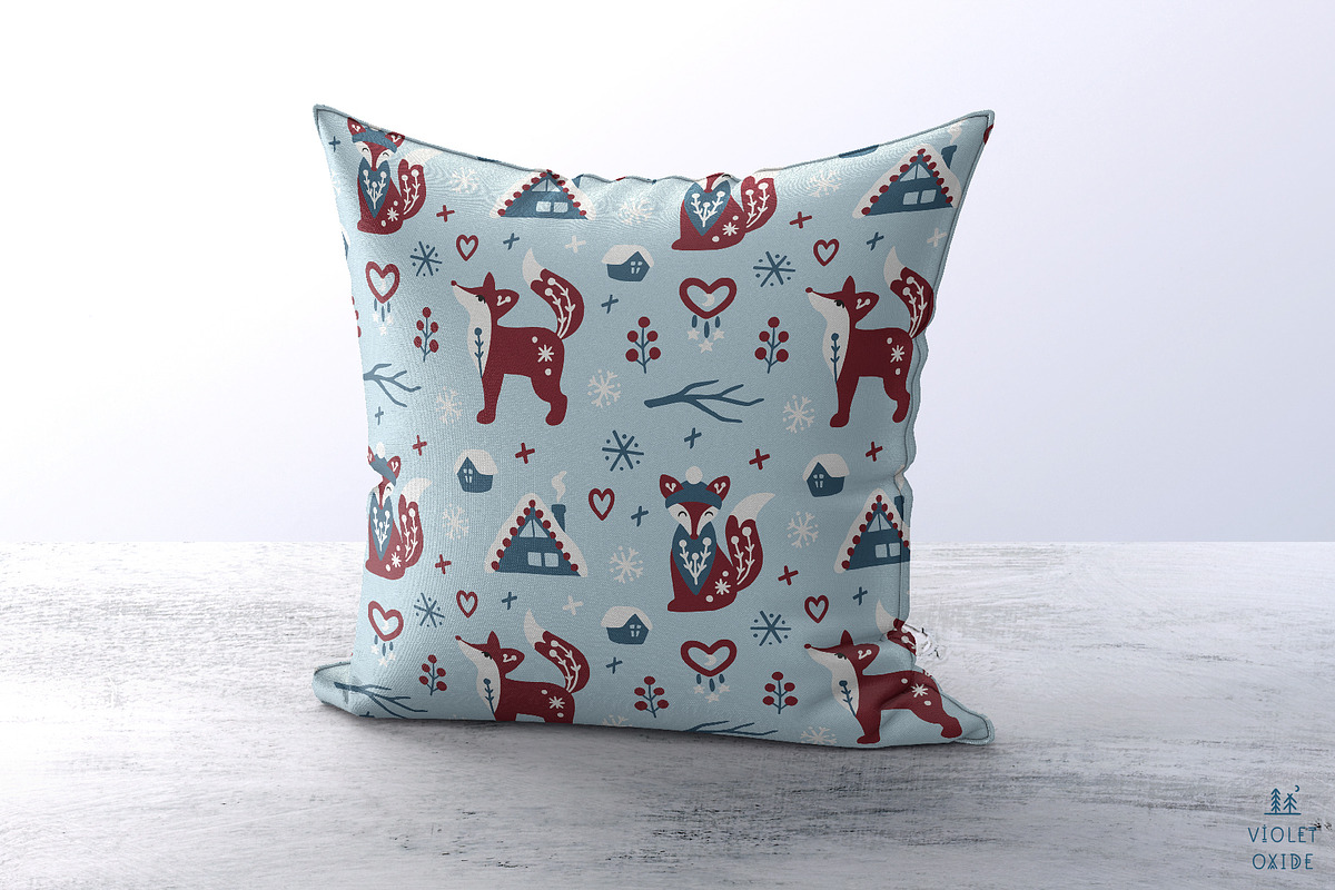 Scandinavian Christmas Animals Set, a Graphic by VioletOxide (Photo 7 of 13)