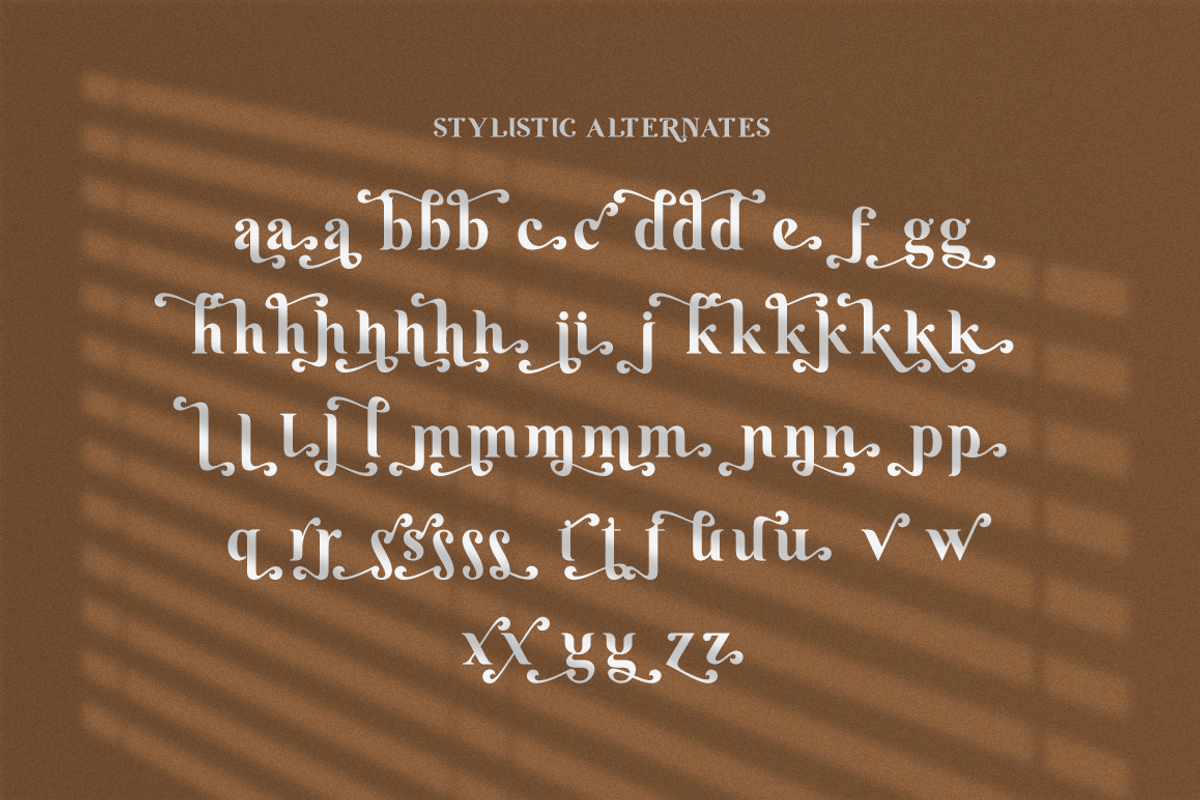 Hugio Modern Display Logo Serif, a Serif Font by RockboyStd (Photo 10 of 12)