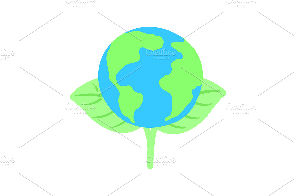 Young sprout, shoot, seedling with, an Illustration by sceptical cactus
