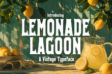 Lemonade Lagoon - Vintage Typeface