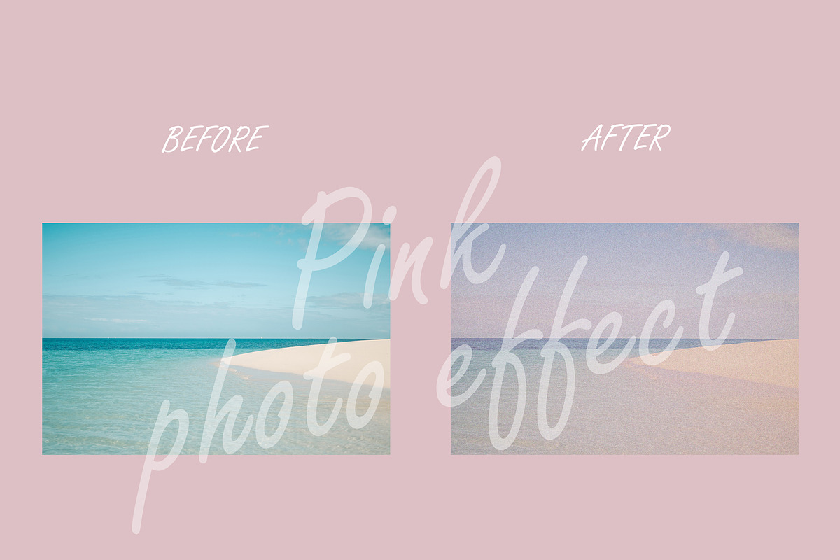 PinkVintage Photo Effect, a Texture Graphic by Drawwell (Photo 6 of 6)