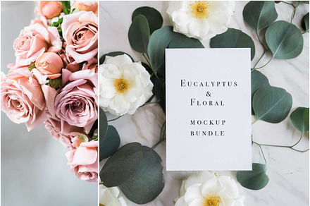 Eucalyptus Floral Mockup Bundle