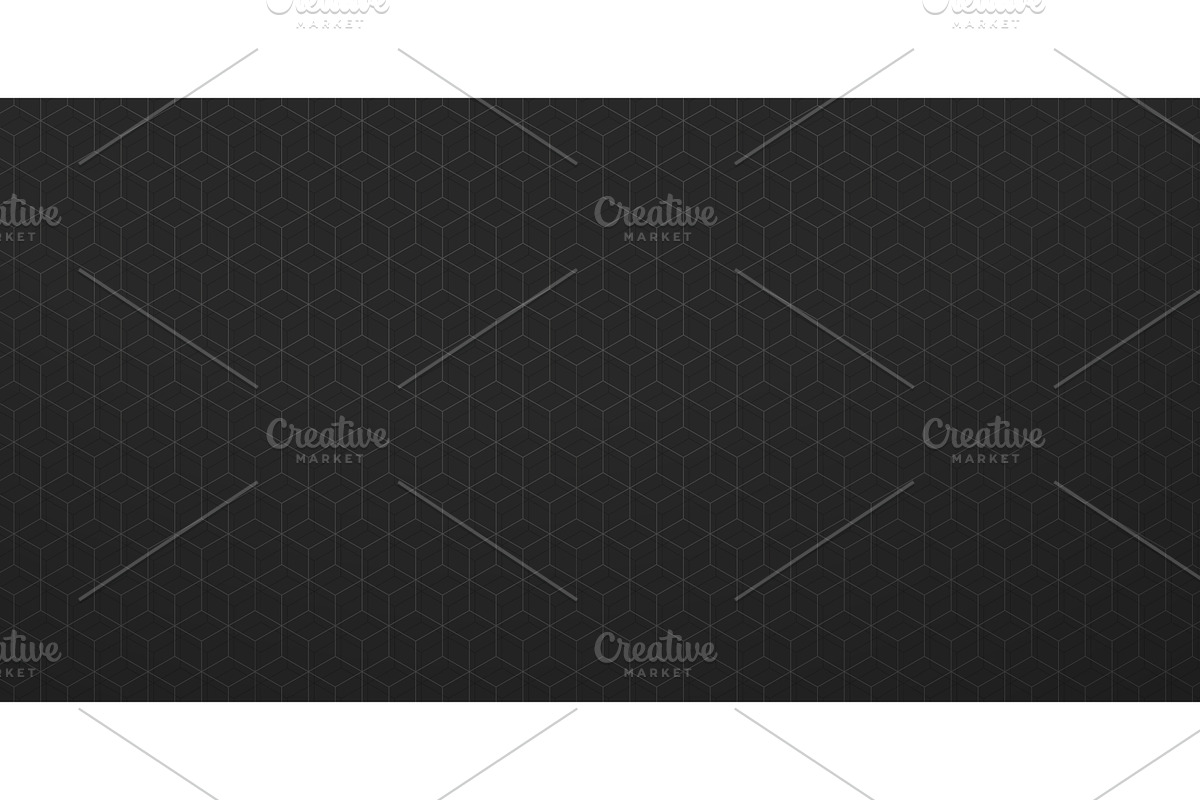 a dark modern abstract back hexagon, an Illustration by IfH