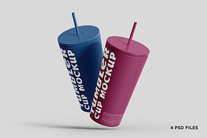 Simple Modern Classic Tumbler Mockup