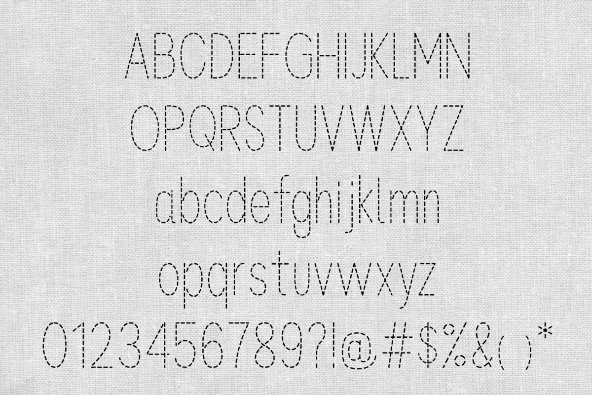 Trace font, a Font by JuliaKJ (Photo 2 of 3)