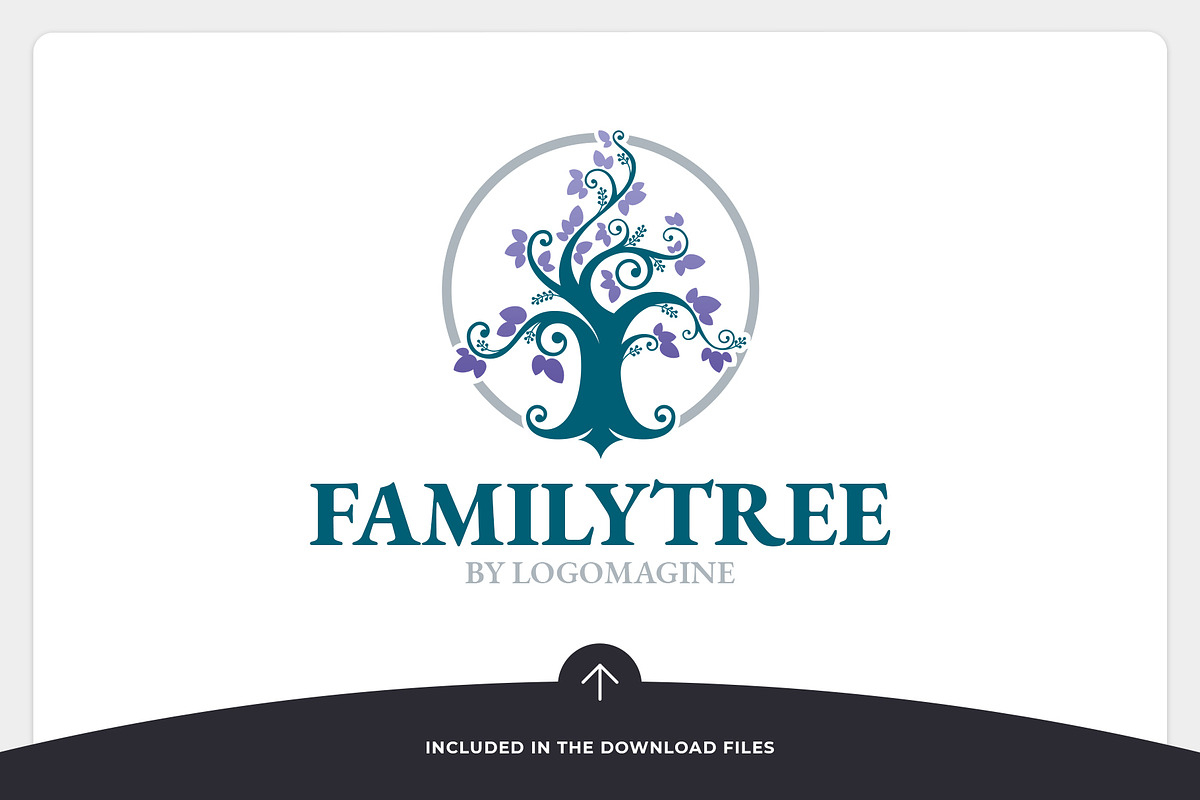 Family Tree Logo Template, a Branding & Logo Template by LOGOMAGINE (Photo 9 of 16)