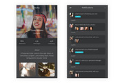 Social Media - Mobile App Figma, an UI Kit Template by themelove (Thumbnail 5 of 10)