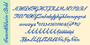 EdwardEdwin, a Script Font by Ingrimayne Type (Thumbnail 7 of 7)