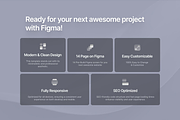 Monely – Finance App Landing Page, an UI Kit Template by AtelierDuVow (Thumbnail 2 of 5)