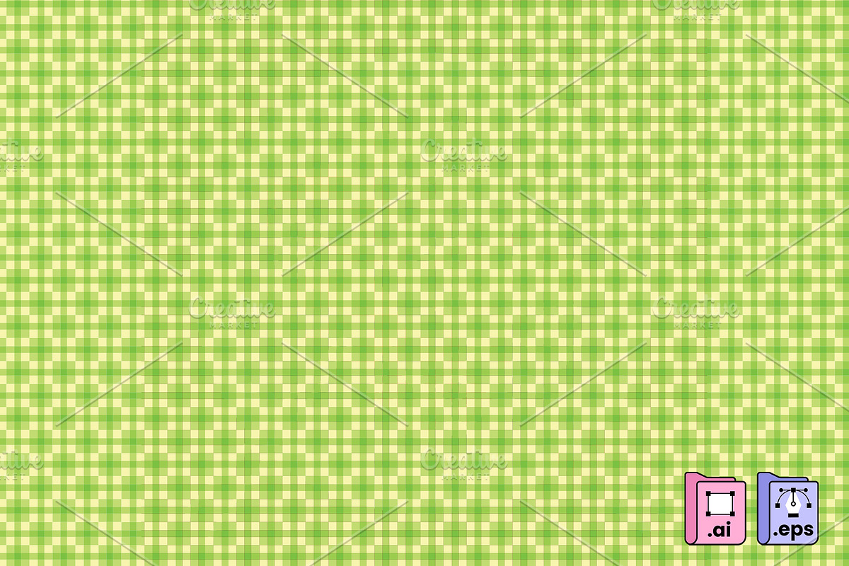 Green Checkerboard Pattern, a Pattern Graphic by MISS CHATZ (Photo 1 of 3)