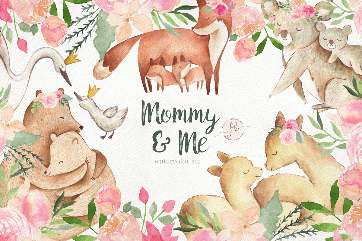Watercolor Bundle, an Animal Illustration by Flora+Bear (Photo 18 of 32)
