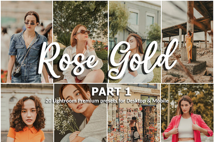 20 Lightroom Presets Rose Gold p1