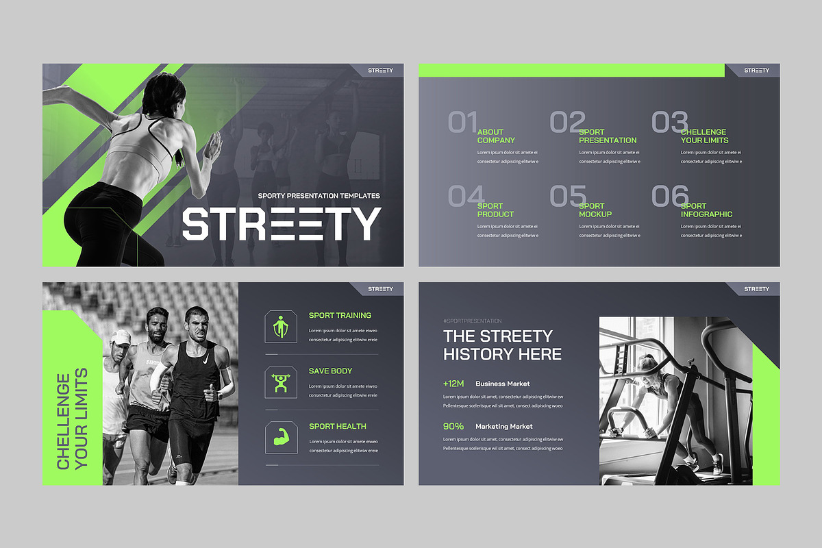 STREETY - Sport Keynote, a Presentation Template by rgbryand (Photo 2 of 9)