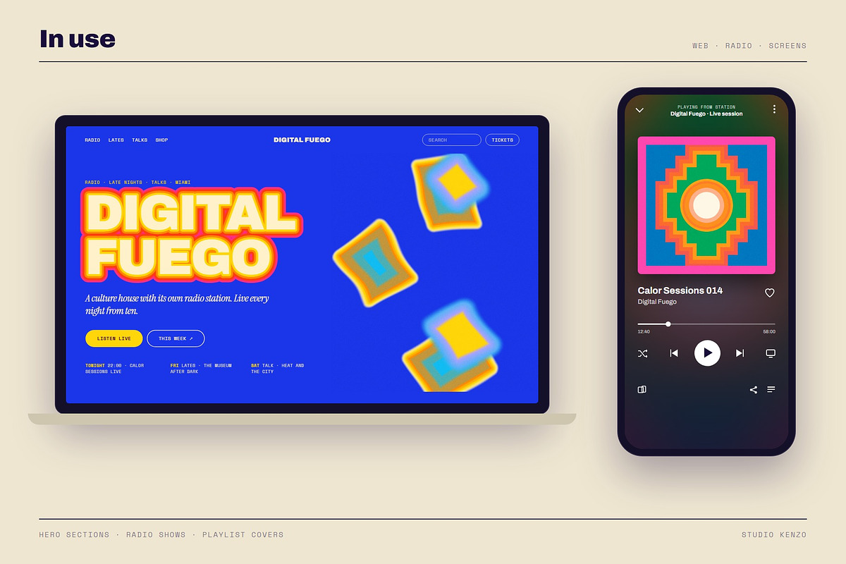 Heatwave Heat Map Gradients & Loops, a Background Graphic by Studio Kenzo (Photo 7 of 10)