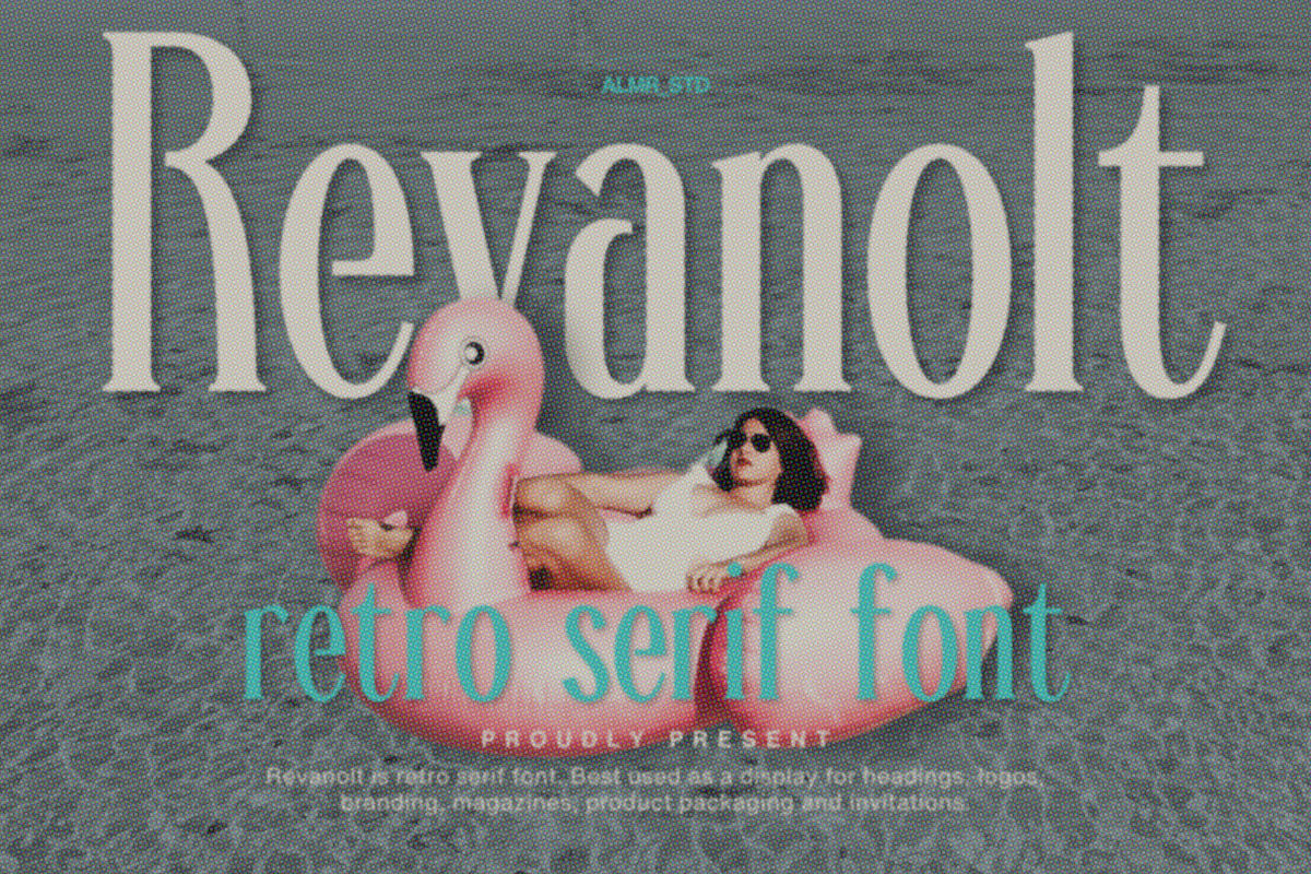 Revanolt | Retro Serif, a Serif Font by Almeera Std (Photo 1 of 6)
