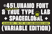TT Unamo - Sans Display Condensed, a Sans Serif Font by truetype (Thumbnail 13 of 15)