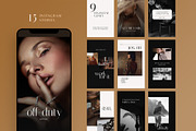 LUXE Instagram Template CANVA & PS, a Social Media Template by Signture Muse Design (Thumbnail 3 of 7)